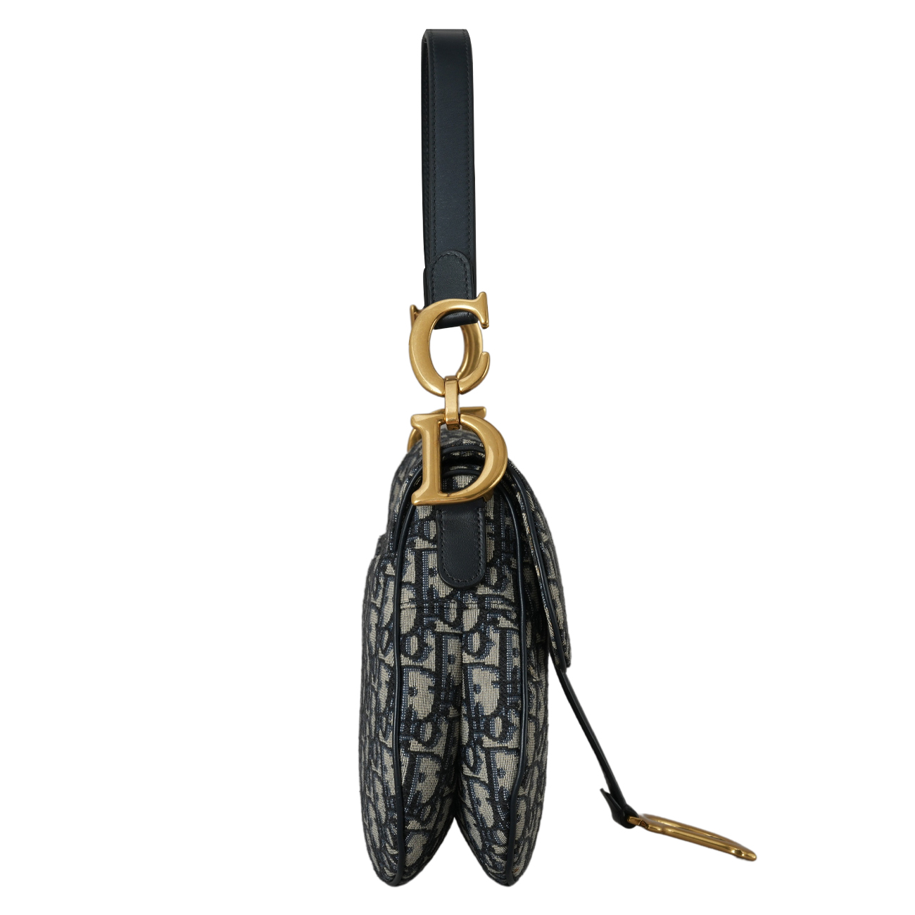 CHRISTIAN DIOR(USED)크리스찬디올 오블리크 새들백 미듐